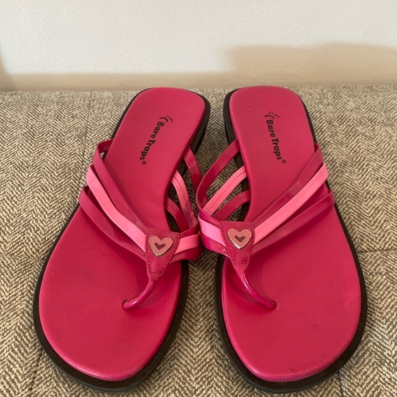BARE TRAPS pink sandals - Picture 1 of 5